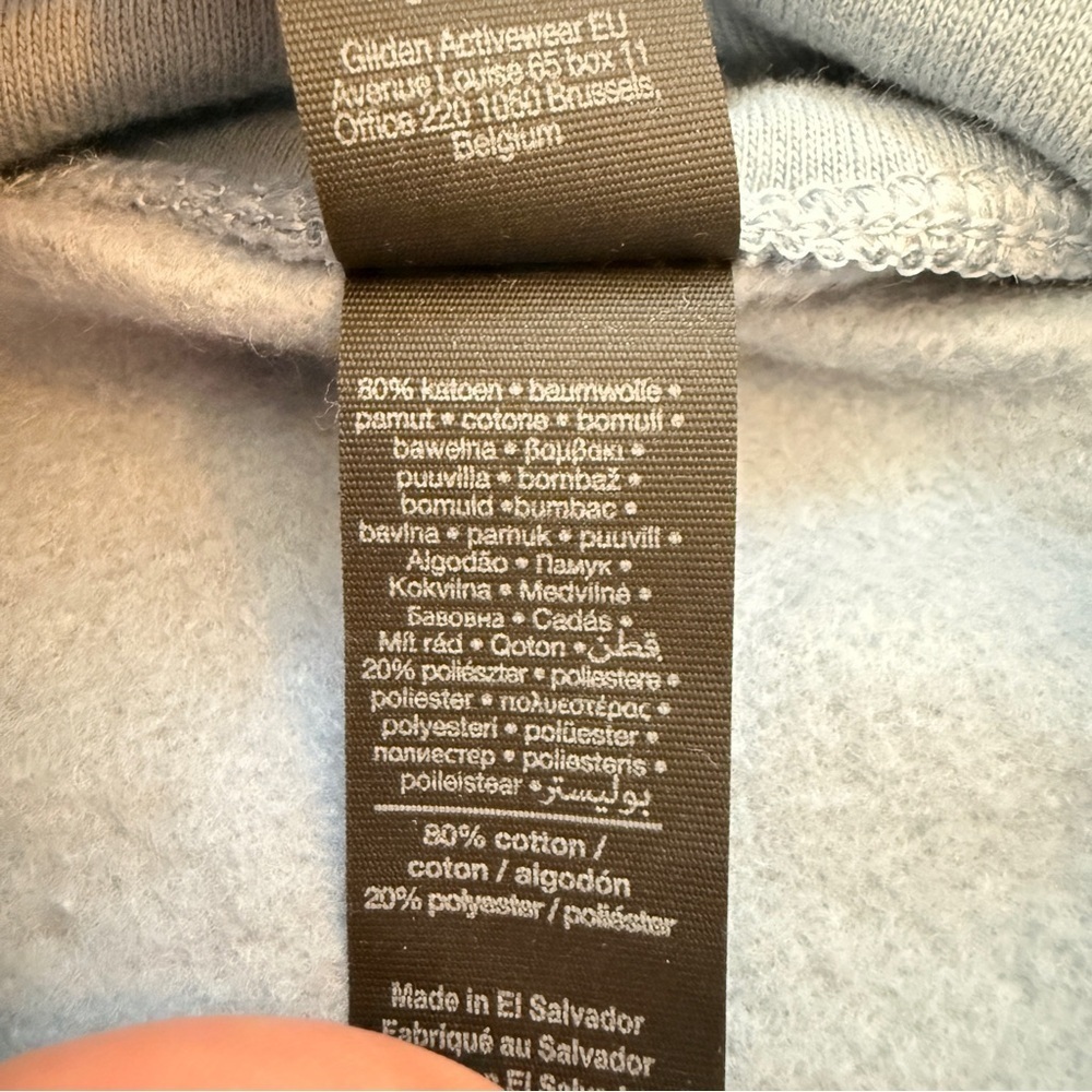 Gildan Light Blue Hoodie with Aspen '24 Design Size Large - Picture 10 of 10